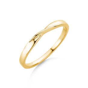 Herenring Spin 2mm in 14K geelgoud gepolijst