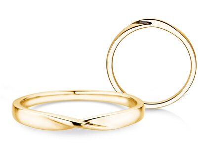 Verlovingsring Spin 2,5mm in 9K geelgoud gepolijst
