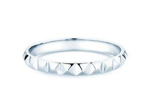 Verlovingsring Trinity in 14K witgoud gepolijst