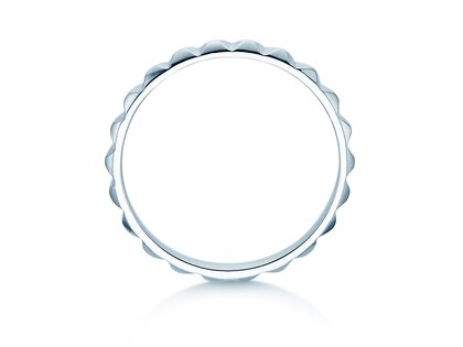 Verlovingsring Trinity in 14K witgoud gepolijst